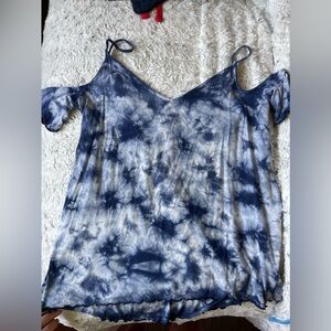 American eagle open shoulder top